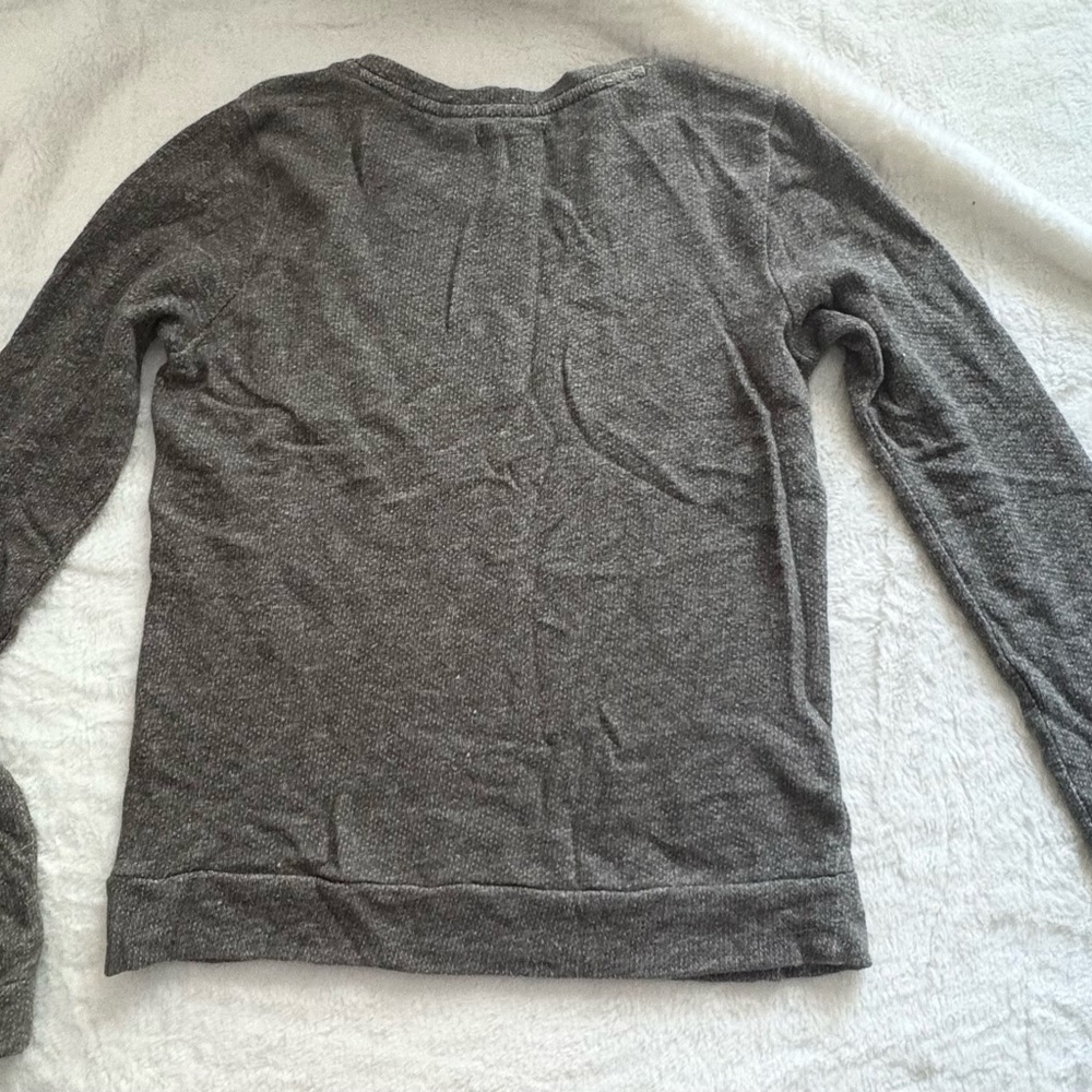 WINTER SALE ** Lucky Brand Charcoal Tiger Graphic Sweatshirt - Picture 2 of 4
